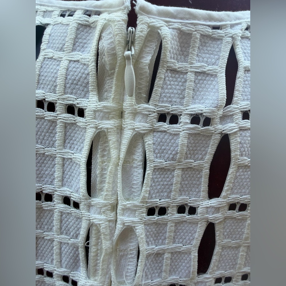 Rafaella White Crochet Midi Dress - Picture 4 of 5